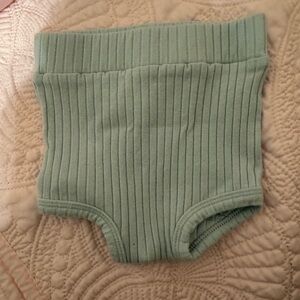 Kate Quinn Sage Ribbed Kids Bottoms